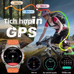 Đồng Hồ Thông Minh Compass Dành Cho Nam Và Nữ Với Pin 1000mAh GPS Màn Hình HD 1.56 Inch Thể Thao Ngoài Trời Theo Dõi Sức Khỏe Gọi Bluetooth Tương Thích Với Android Và iOS