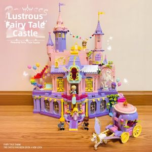 JINGGUAN | New Sparkling Fairy Castle Building Blocks