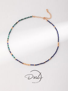 Colorful Gemstone Phoenix Design Necklace for Women Luxury Fragile Silver 925 Cross Chain Style Original Design Jewelry