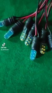 Led COB chân T10 Nháy 1 màu điện 12v