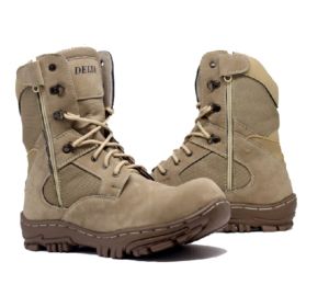 SEPATU SAPETY  PRIA   BOOT DELTA TINGGI  UJUNG BESI