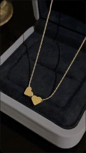 Kalung Cinta Sederhana Modis Bahan 100% Titanium Asli untuk Wanita