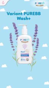 Pure Baby Wash 230ml PureBB Premium Care / Sabun Mandi Cair Untuk Bayi Hypoallergenic No SLS