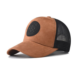 Mũ Bóng Chày Thêu Oxford Cứng Không Đổi Hình Tròn Mới Xuyên Biên Giới Mũ Lưỡi Trai Bằng Cotton Có Viền Rộng Có Viền Co Giãn