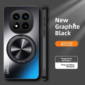 Redmi Note14Pro 5G Phone Case Matte Finish Protective Cover Full Protection Anti-Fall for Men And Women with Stand Creative Magnetic Absorption