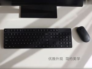 Xiaomi Wireless Keyboard and Mouse Combo คีย์บอร์ดบลูทูธ ชุดคีย์บอร์ดและเมาส์ ชุดคีย์บอร์ดและเมาส์ไร้สาย คีย์บอร์ดไร้สาย เมาส์ไร้สาย 1000DPI