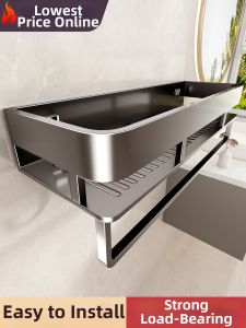 Kệ Để Đồ Phòng Tắm Treo Tường Không Cần Khoan