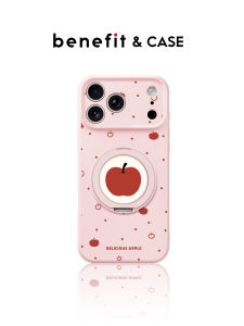 Simple Polka Dot Red Protective iPhone Case With Stand and Lanyard