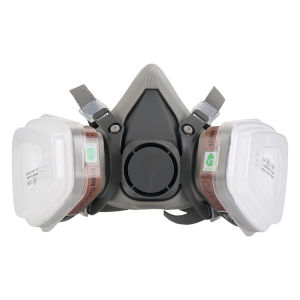 หน้ากากป้องกันแก๊สป้องกันการเกิดฝ้า6200หน้ากากป้องกันแก๊สอุตสาหกรรมฝุ่นป้องกันหมอกเครื่องช่วยหายใจหน้ากากยางฟอร์มาลดีไฮด์