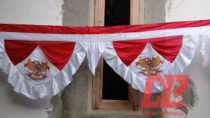 5 GELOMBANG - 10 GELOMBANG BACKGROUND YKS GARUDA LIDAH BACKGROUND MERAH PUTIH PRODUKSI SENDIRI BISA COD