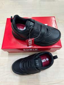 Original EDWIN Kasut sekolah Full pvc #3002 percuma stokin