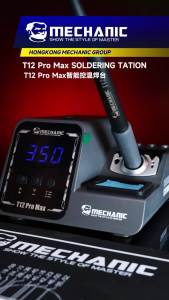 MECHANIC | MECHANIC T12 Pro Max 120W Soldering Station PID Control 4s Fast Heating Smart Sleep T12 Handle For PCB Welding Repair Tools