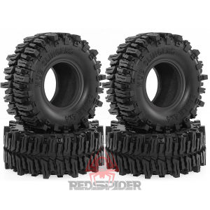 2.2 Crawler Tires(4pcs) Mud Terrain 2.2 Tires Super Grip Soft Tyre OD 130mm for Axial SCX10 90047 D90 TF2 Tamiya CC01 TRX4