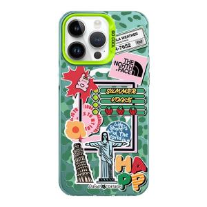 MASFEIL | Dâu nổ thích hợp cho ốp điện thoại di động iPhone15Promax 14 giá đỡ từ tính Ốp bảo vệ Apple 15pro 12 thương hiệu thời trang chống rơi trọn gói chính hãng ip13Pro