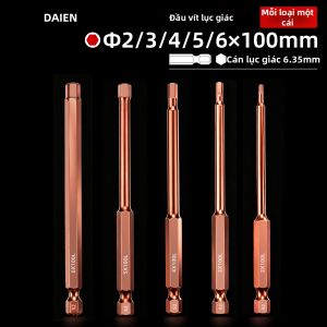 DAIENGONGJU | Đầu Vít Lục Giác Từ Tính Chống Trượt Độ Cứng Cao