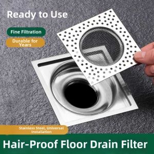Hair Filter Deodorizing Drain Cover