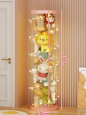 Transparent Large Capacity Toys & Plushies Storage Box
