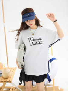 Gbiaior | Relaxed Fit Couples T-Shirt Casual Short Sleeve Round Neck T-Shirt