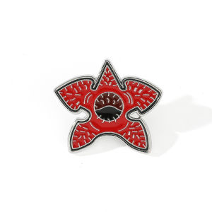 Demogorgon Flower Hard Enamel Pin Decorative Pin for Backpack Jacket Clothing Horror Fans Collectible Gift