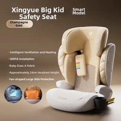 bebelock | Portable Folding Ventilated Child Booster Seat for Cars
