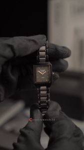 Jam Tangan Wanita Christophe Arden CA 1004 LHBIGDGRG Black Dial Black Stainless Steel