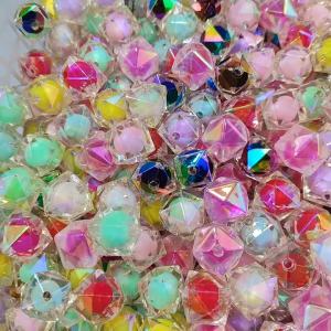 Hạt Pha Lê Acrylic 16mm Nhiều Màu Sắc Mặt Cắt Nhiều Cạnh Dạng Hạt Trong Hạt Dùng Làm Phụ Kiện Trang Sức Tự Làm Vòng Tay Phụ Kiện Bút.