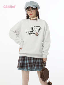 Gbiaior | Hand-drawn Casual Comfortable Slim Fit Hoodie for Women