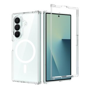 Advanced for Magsafe Magnetic Charging Case For Samsung Galaxy Z Fold 8 7 6 Clear Shockproof Back Cover For Z Fold 8 Ultra Shell