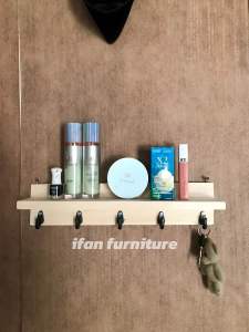 kapstok serbaguna/rak makeup/gantungan baju/gantungan kunci/rak multipungsi/key holder