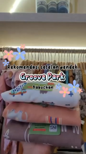 KABOCHAN - SETELAN PENDEK CELANA PANJANG GROOVE PARK KABOCHAN - SETELAN BAJU ANAK - SETELAN ANAK - BAJU BAYI - BAJU TIDUR ANAK