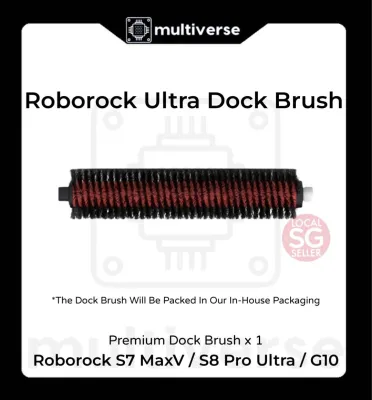 Roborock Saros 20 Sonic/R&D / Saros 10/R&D / S8 MaxV Ultra / S8 Pro Ultra / S7 MaxV Ultra Dock Brush - Bundle Of 2 Or 1 *Local SG Stocks*