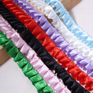 3Yards Ruffle Lace Ribbons Trim For Party Dress Decor Fabric DIY Apparel Sewing Supplies Clothing Collar Cuff Needlework Crafts
