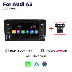 MEKEDE Android 15 Car Radio For Audi A3 8P 2003-2011 S3 RS3 Sportback BT Central Multimedia Carplay Intelligent Car audio system
