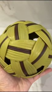 Bola Sepak Takraw Plastik Bola Emas | futsal kaki bola mas