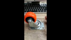 Roda troli Hidup 21/2 inch orange roda Caster kastor