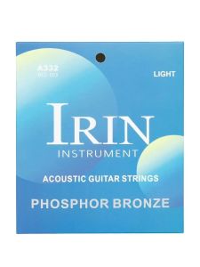 IRIN | IRIN Acoustic Guitarra Strings Hexagonal Alloy PVD Coated High Carbon Steel Core 6-String Folk Guitar Strings Replace Parts