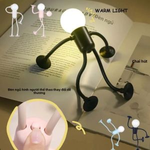 Đèn Ngủ LED Hình Thể Thao Có Thể Thay Đổi Hình Dạng Đèn Bàn Pin Cúc Áo Ngộ Nghĩnh Cho Phòng Ngủ Phòng Tắm Đồ Trang Trí Giáng Sinh Sáng Tạo