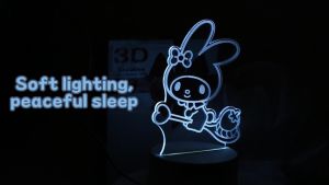 3D Acrylic Lamp Gift Bedroom Night Creative Illusion Designs Wedding Souvenir Valentines Gift Decor Lamp