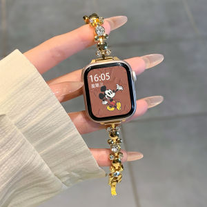 Uhada | Cute Stylish Girls Metal Studded iWatch Band