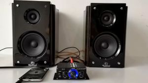 AK380 AK370 800w Amplifier Bluetooth HiFi Mini Stereo Mobil Power Amplifier Treble Bass Booster Speaker Bluetooth Mini /support AUX Class D Car Home Sound Power Amp
