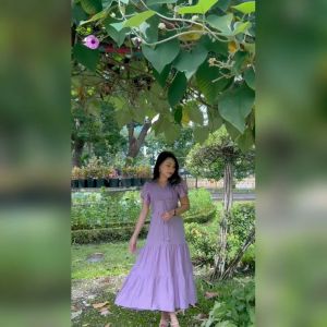 Đầm Babydoll Lụa Linen xước tay cánh tiên nhẹ nhàng dạo phố - BH22