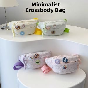 Minimalist Crossbody Bag for Women Casual Style Studentfriendly Forest System Sport Chest Pack Small Versatile Waist Bag