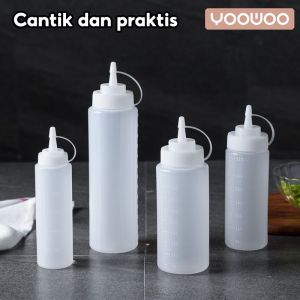 YooWoo botol squize saus / botol saus dapur rumah tangga / botol Serbaguna Murah Tebal