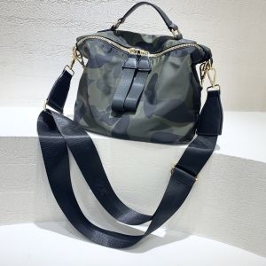 Casual Nylon Saddle Bag 2025 New Korean Style Medium Shoulder Handbag Lightweight Trendy Womens Crossbody Bag Soft Polyester Lining