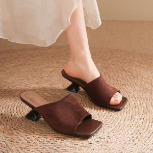 DIANCHA | Vintage French Style Open Toe High Heel Sandals