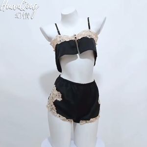 ชุดนอนเซ็กซี่ ชูฟู ผู้หญิง เซ๊กซี่ ชูฟู ชุดนอนยั่ว ขากว้าง ปุ่มด้านหน้า เนื้อผ้าดี พร้อมส่งจากไทย