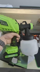 AZZUNO 1200ML Pistol semprot listrik electric 550watt multifungsi paintcat semprot tanpa kabel Alat/Electric Spray Gun portable