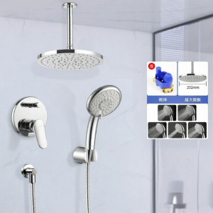 In-Wall Shower Kit Wall-Mounted Recessed Ceiling Shower Set