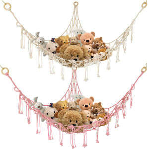 Teddy Hammock Cuddly Toy Storage Hammock for Stuffed Animals Teddy Bear Hanging Toy Storage Soft Plush Toy Storage Net