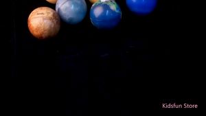 10pcs Mainan Anak Planet Planet Toys Mainan Tata Surya Mainan Bola Elastis Mainan Edukasi Planet Tata Surya Planet Galaxy Bola Spons Science Toys